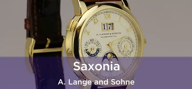  Saxonia A. Lange and Sohne